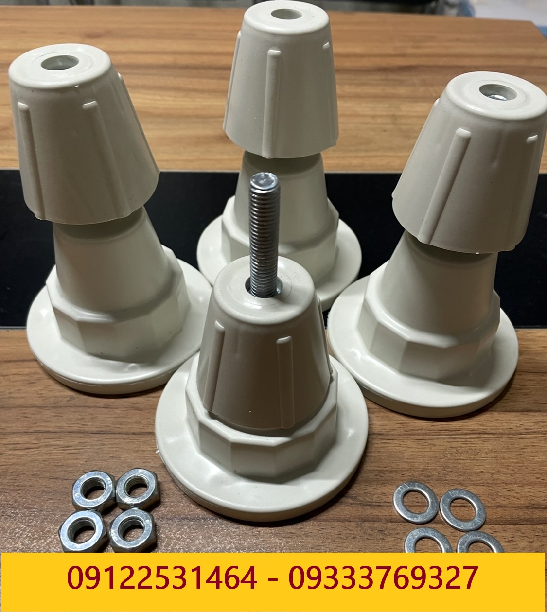 پایه زمینی کولر گازی بسته 4عددی لاستیکی
